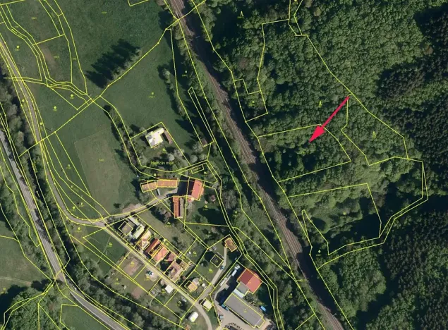 Prodej lesa, Lužná, 2937 m2