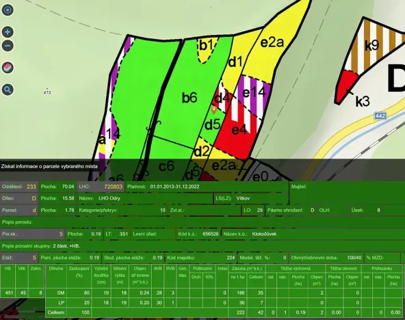 Prodej lesa, Odry, 17778 m2