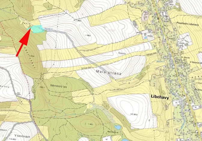 Prodej louky, Libchavy, 3530 m2