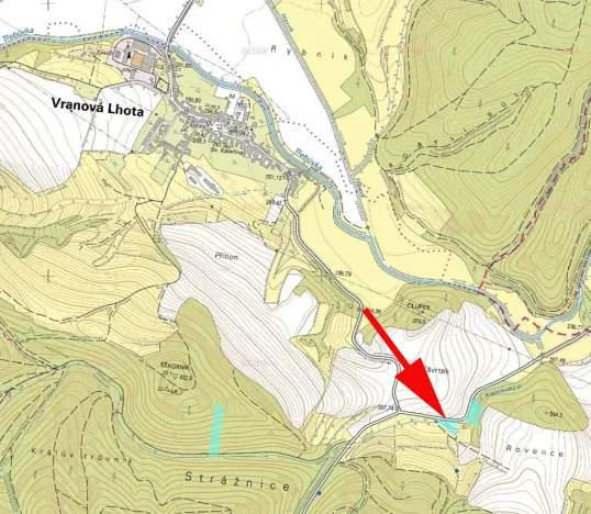 Prodej podílu lesa, Vranová Lhota, 808 m2