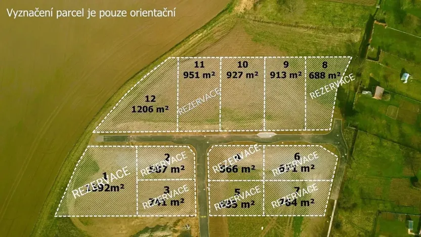 Prodej pozemku pro bydlení, Medlovice, 913 m2