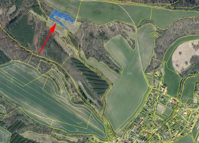 Prodej louky, Úštěk, 5477 m2