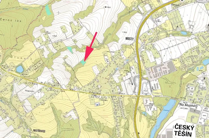 Prodej lesa, Český Těšín, 2643 m2