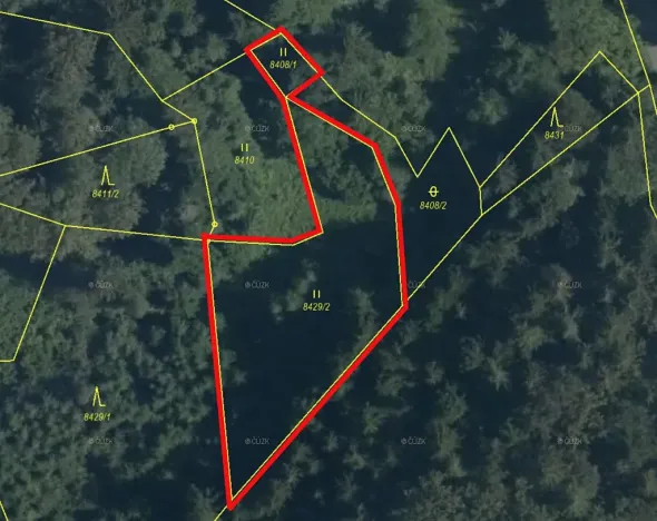 Prodej louky, Huslenky, 1978 m2