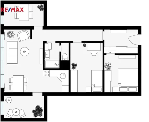 Prodej bytu 3+kk, Praha - Hostivař, Přeštická, 68 m2