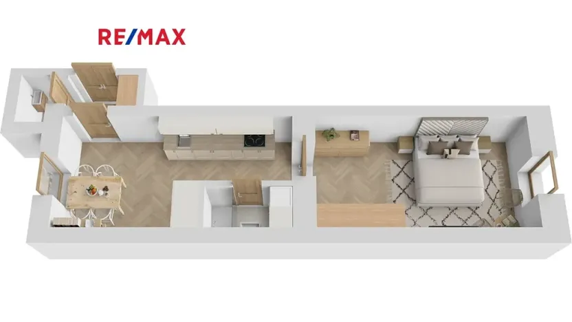 Prodej bytu 2+kk, Praha - Smíchov, Kováků, 38 m2