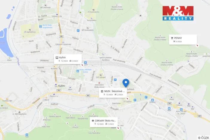 Prodej bytu 3+1, Kuřim, Na Loučkách, 72 m2