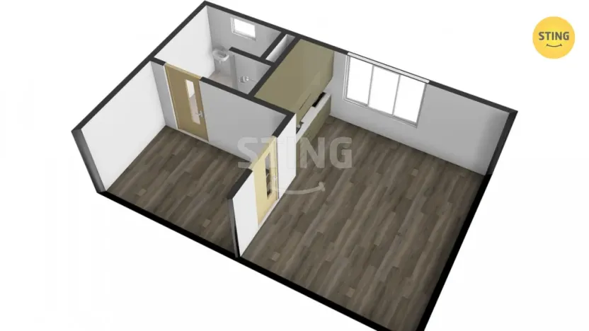 Prodej bytu 1+kk, Frýdek-Místek - Místek, 22 m2