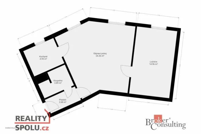 Prodej bytu 2+1, Praha - Libeň, Pivovarnická, 53 m2