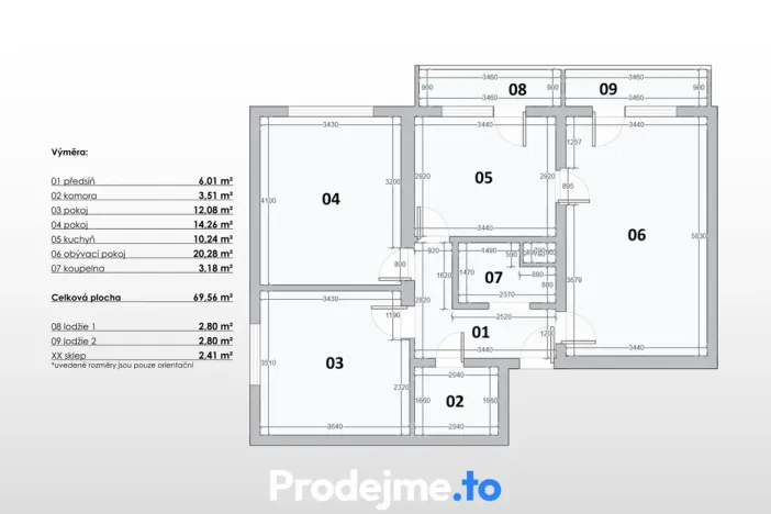Prodej bytu 3+1, Mokrá-Horákov - Mokrá, 70 m2