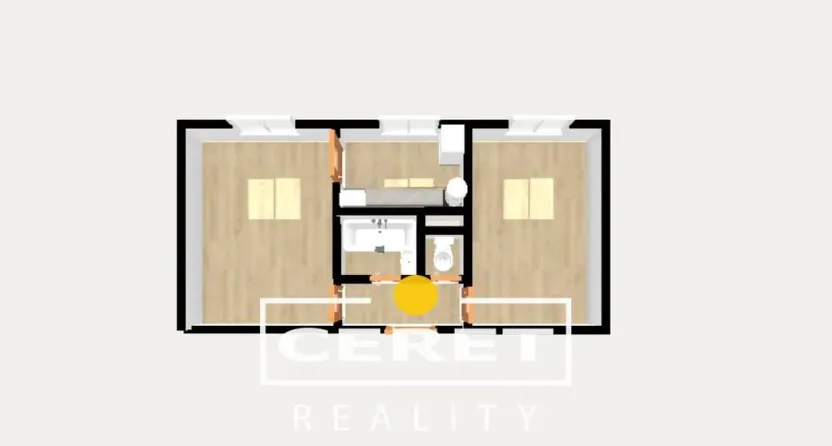Prodej bytu 2+1, Žatec, Boženy Němcové, 43 m2