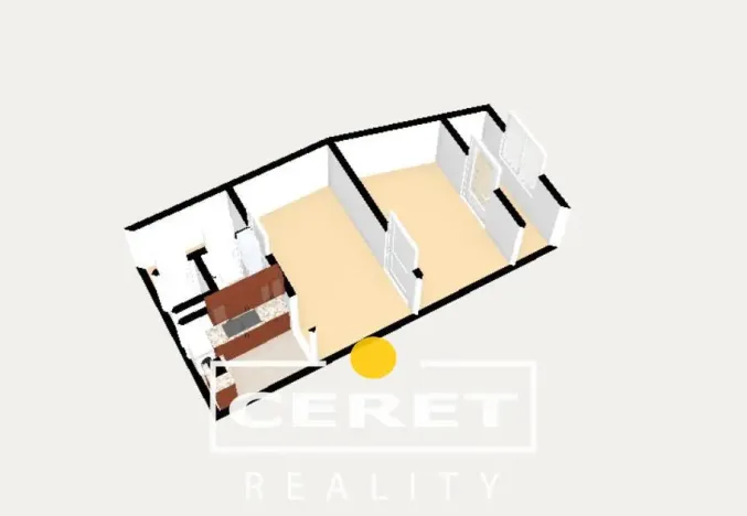 Prodej bytu 2+1, Žatec, Boženy Němcové, 48 m2