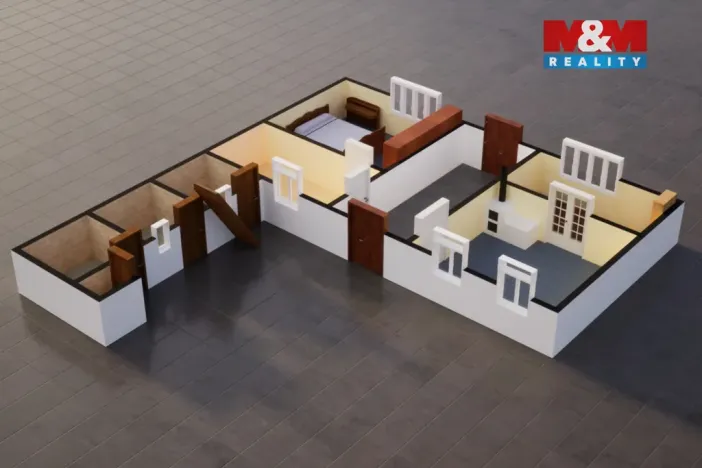 Prodej rodinného domu, Žiželice, Havlíčkova, 100 m2