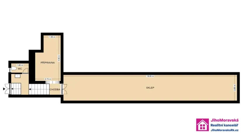 Prodej vinného sklepa, Valtice, Střelecká, 74 m2