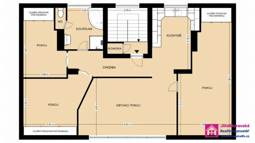 Prodej bytu 4+1, Břeclav, Fintajslova, 106 m2