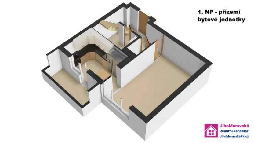 Prodej bytu 4+kk, Břeclav - Poštorná, Hájová, 104 m2