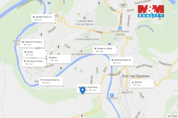 Prodej rodinného domu, Zruč nad Sázavou, Ke Ctiborkám, 120 m2