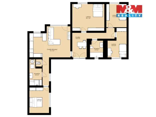 Prodej rodinného domu, Jihlava, Lidická kolonie, 265 m2