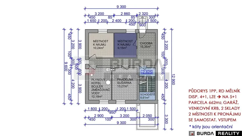 Prodej rodinného domu, Mělník, Komenského, 203 m2