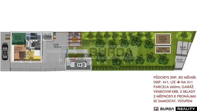 Prodej rodinného domu, Mělník, Komenského, 203 m2