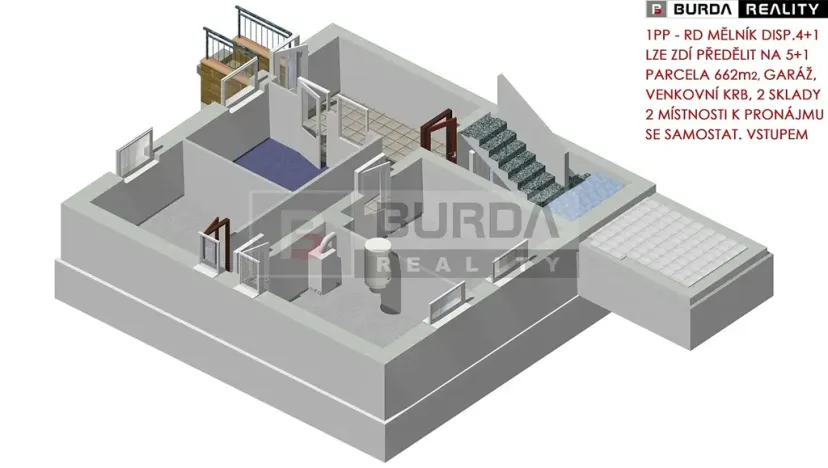 Prodej rodinného domu, Mělník, Komenského, 203 m2