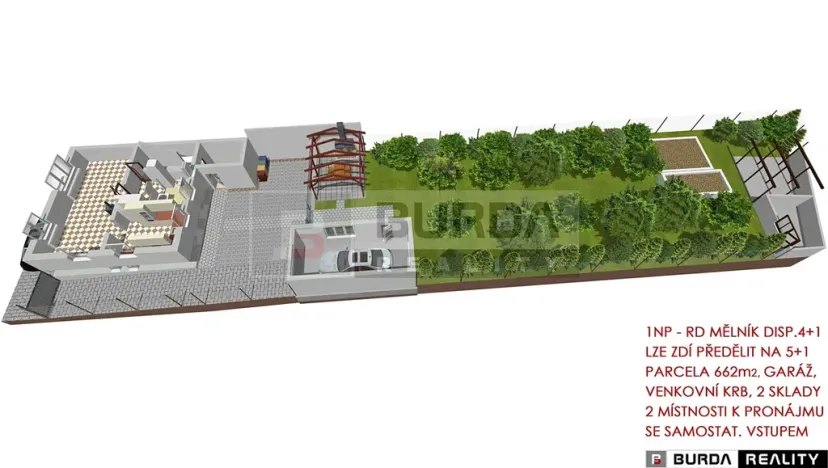 Prodej rodinného domu, Mělník, Komenského, 203 m2