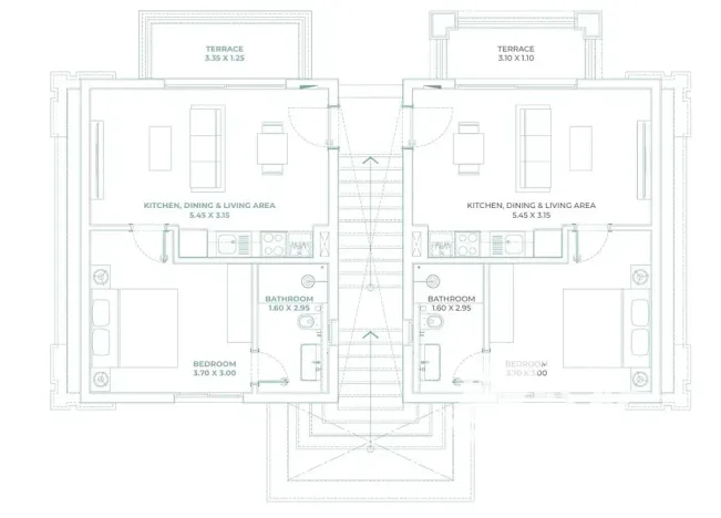 Prodej bytu 2+kk, Salála, Omán, 47 m2