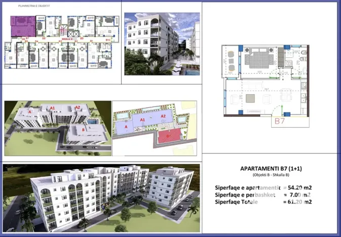 Prodej bytu 2+kk, Golem, Albánie, 61 m2