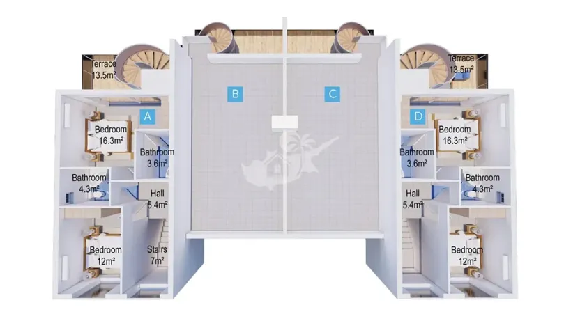 Prodej vily, Trikomo, Kypr, 127 m2