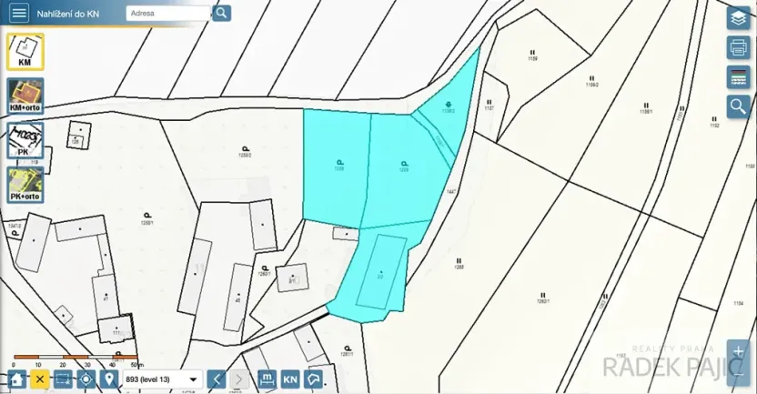 Prodej pozemku pro bydlení, Čížkov, 3589 m2