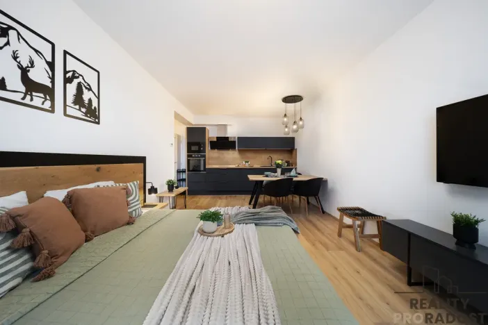 Prodej bytu 2+kk, Lipno nad Vltavou, 5255 m2