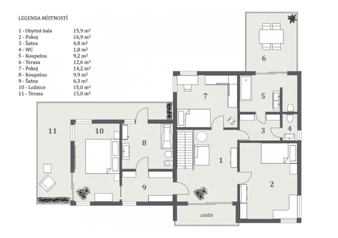 Prodej rodinného domu, Hradec Králové - Malšovice, Sportovní, 248 m2