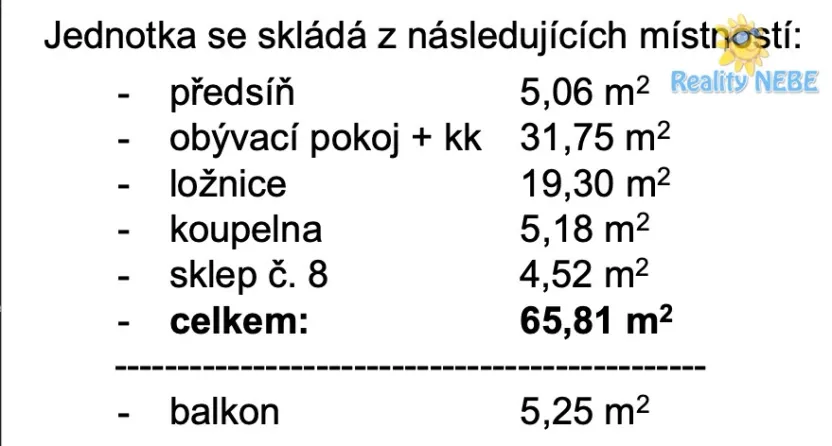 Prodej bytu 2+kk, Praha - Uhříněves, Karla Zicha, 66 m2