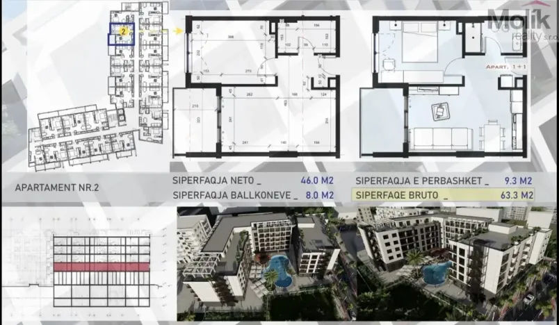 Prodej bytu 2+kk, Golem, 46 m2