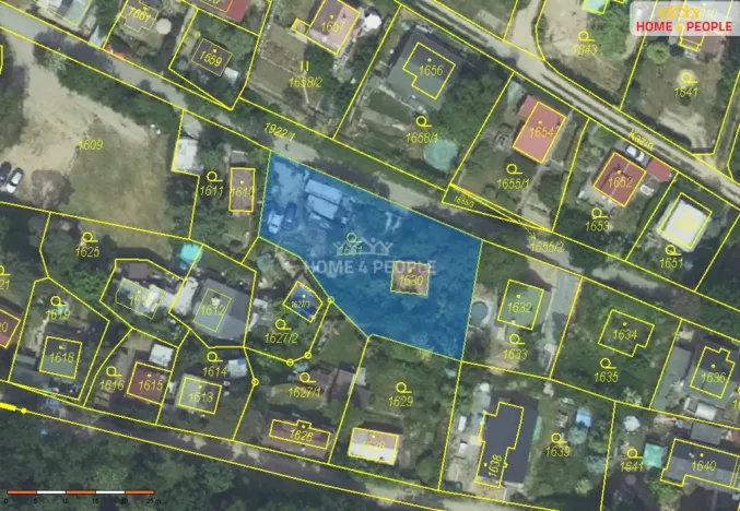 Prodej zahrady, Praha - Lipence, 709 m2