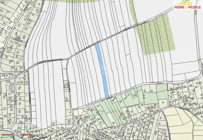 Prodej pole, Praha - Lipence, 4252 m2