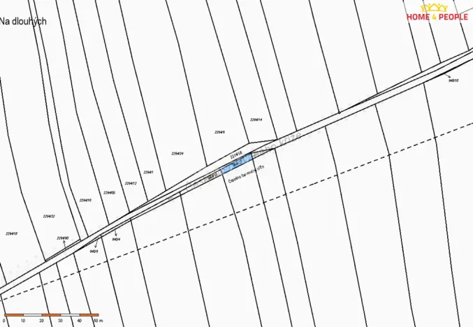 Prodej pozemku, Praha - Lipence, 53 m2