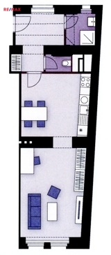 Pronájem bytu 1+1, Praha - Smíchov, Pivovarská, 56 m2