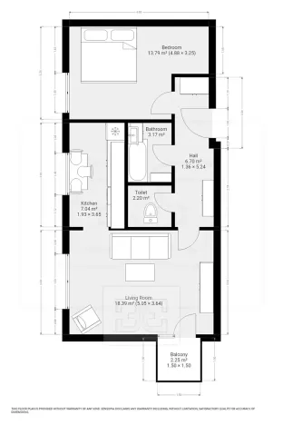 Pronájem bytu 2+kk, Praha - Troja, Hnězdenská, 52 m2