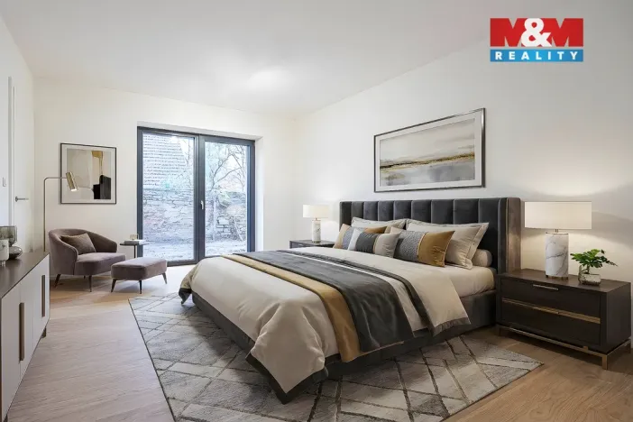 Prodej bytu 2+kk, Praha - Holyně, náměstí Pod lípou, 58 m2