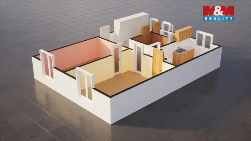 Prodej bytu 2+1, Ústí nad Labem, Pasteurova, 75 m2