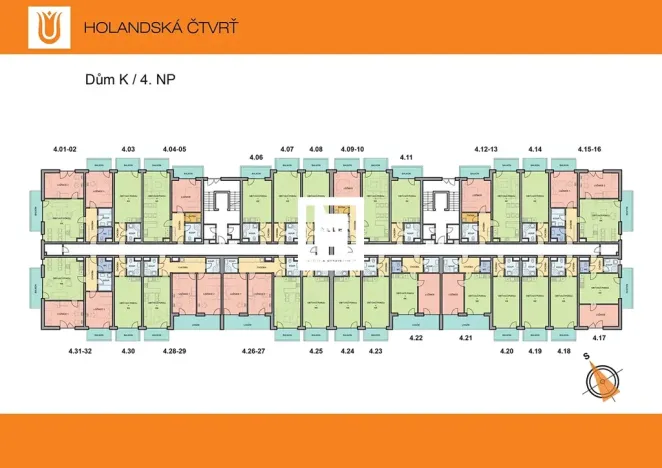 Pronájem bytu 1+kk, Olomouc, Aloise Rašína, 31 m2