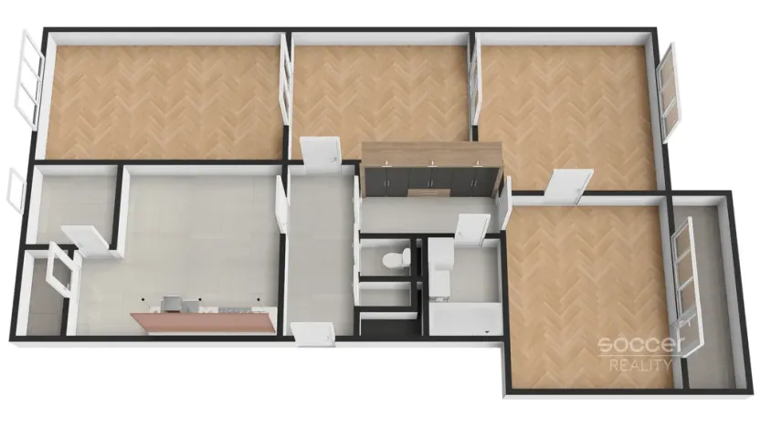 Prodej bytu 4+1, Praha - Střešovice, Patočkova, 114 m2