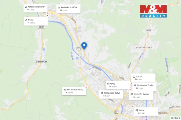 Pronájem skladu, Vsetín, Lázky, 430 m2