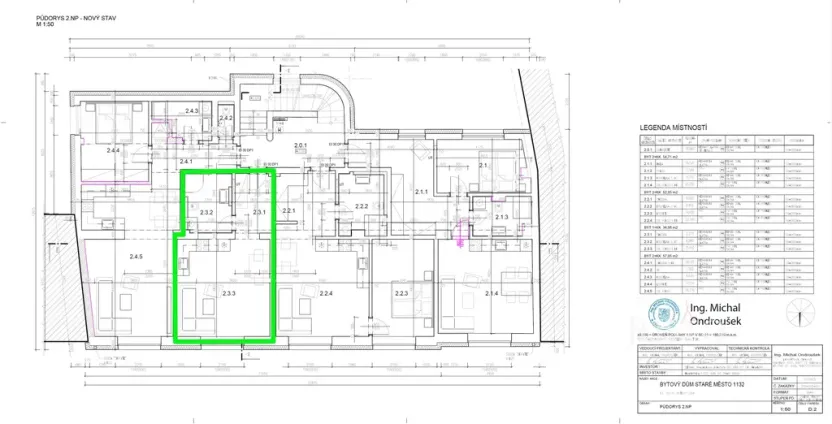 Pronájem bytu 1+kk, Staré Město, Hradišťská, 34 m2