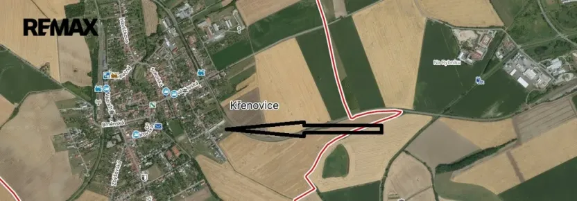 Prodej pozemku pro bydlení, Křenovice, 1527 m2