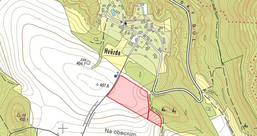 Prodej pole, Blíževedly, 28865 m2