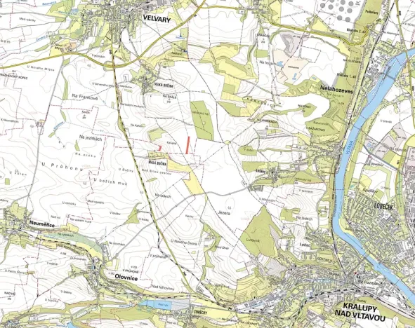 Prodej pole, Velvary, 6865 m2