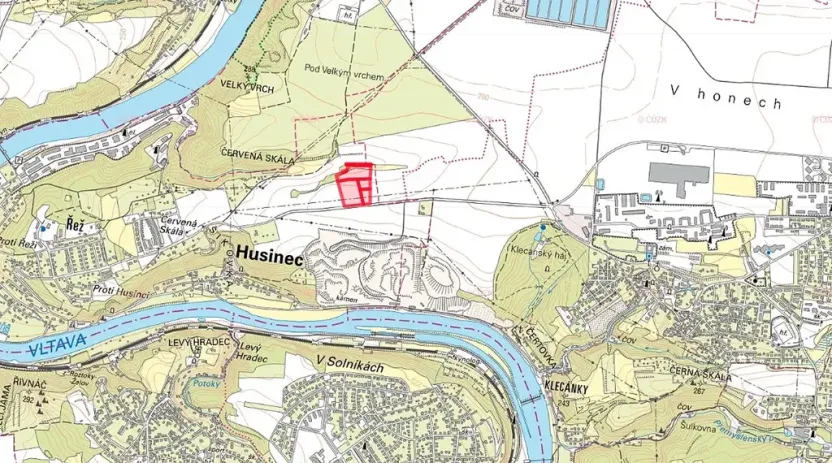 Prodej podílu pole, Husinec, 20697 m2