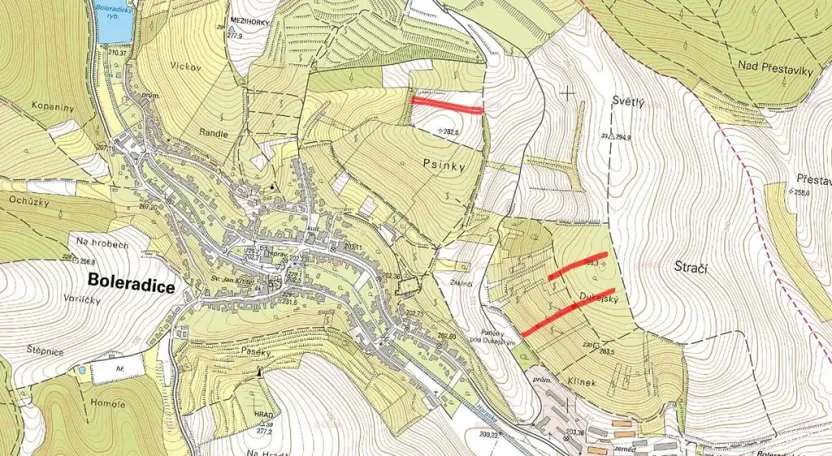 Prodej pole, Boleradice, 6736 m2